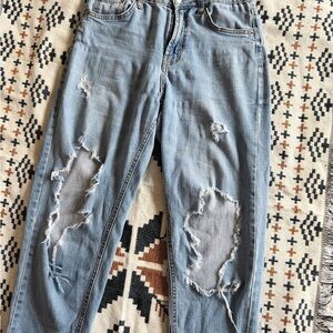 Wild Fable Distressed Light Blue Women's Jeans